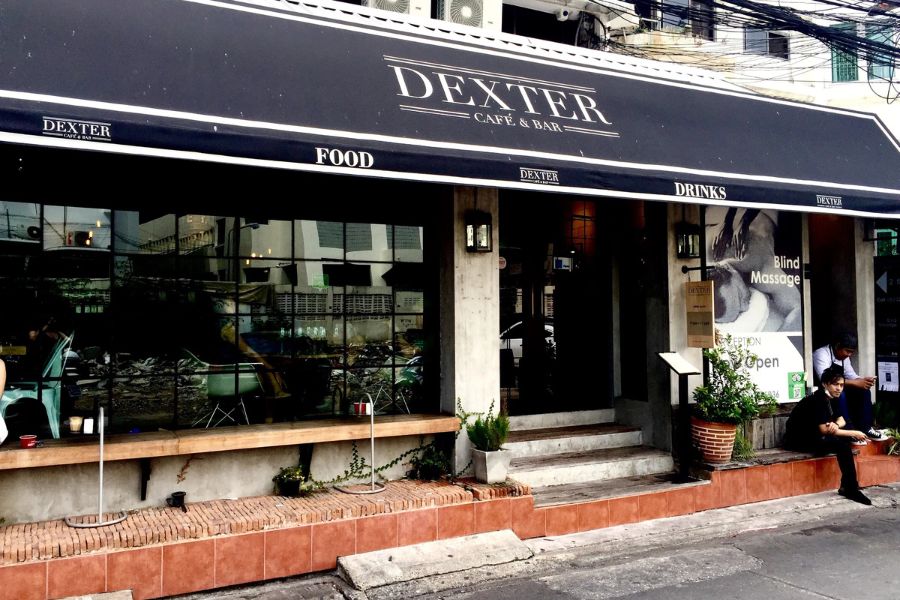 Outside Dexter Cafe