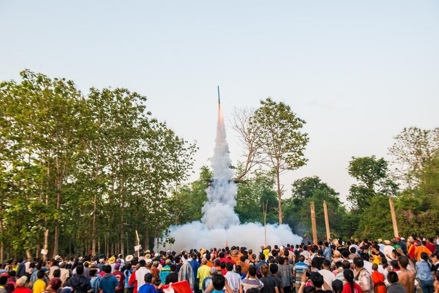 The festival is held to pray for rain and good weather