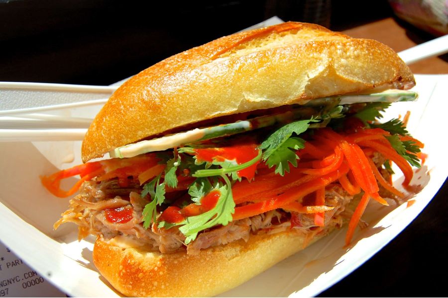 Num Pang is Cambodian sandwich inspired by French cuisine