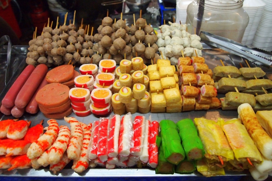 Street food in Cambodia offers unique  flavors