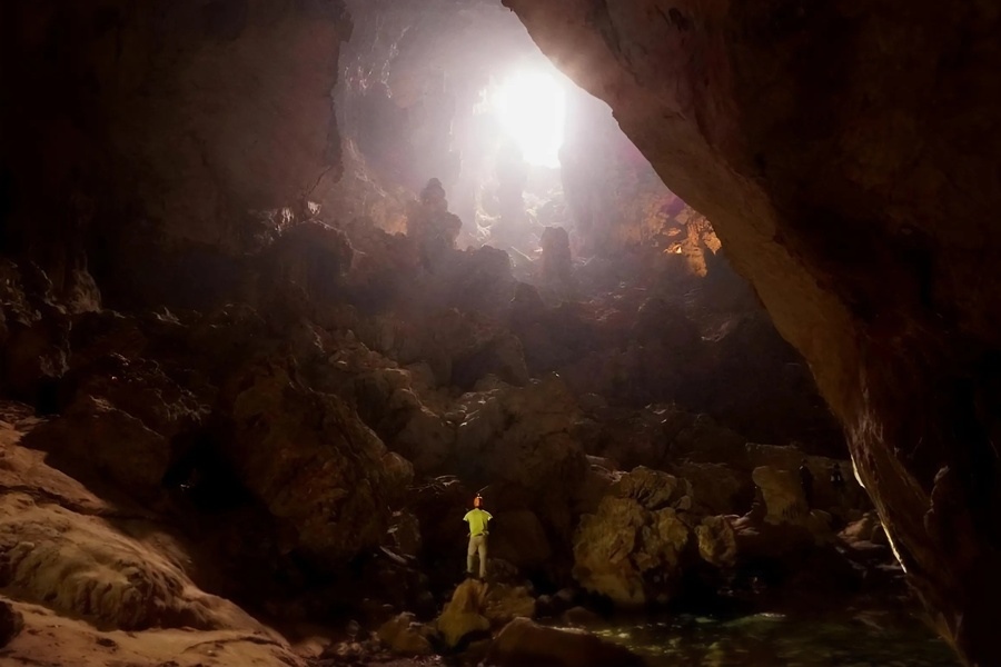 Some caves are being explored and set up for tourism. Photo: Oxalis Adventure crew