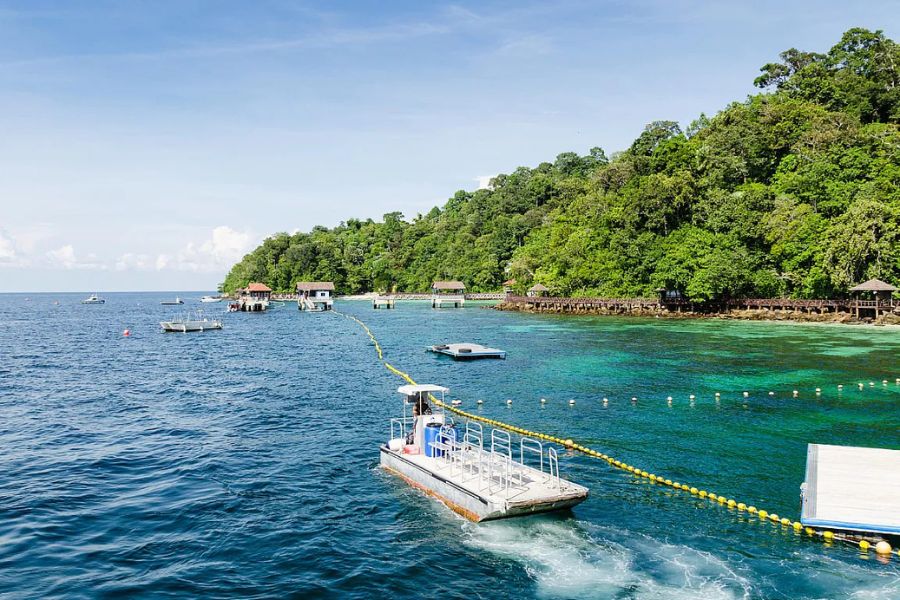 Beautiful sea sight at Pulau Payar Marine Park 