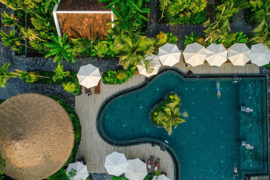 Swimming Pool in the resort 