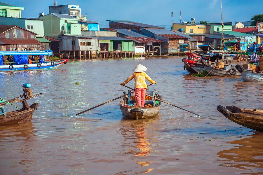 Rivers and lakes are a part of the Cambodian people's life. Photo: Brittanica