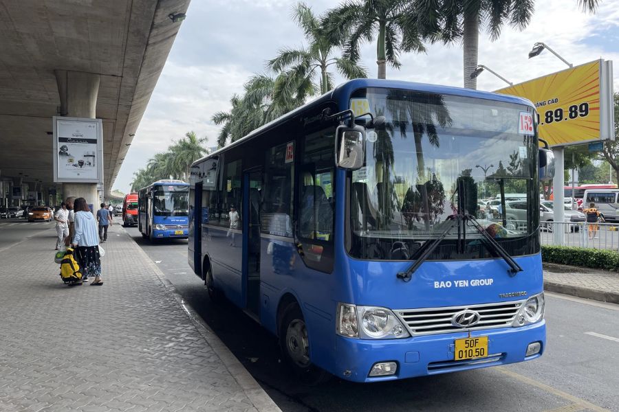 Travel by bus in Ho Chi Minh City, Vietnam