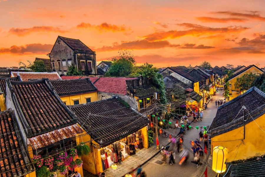 The beautiful city of Hoi An in Vietnam