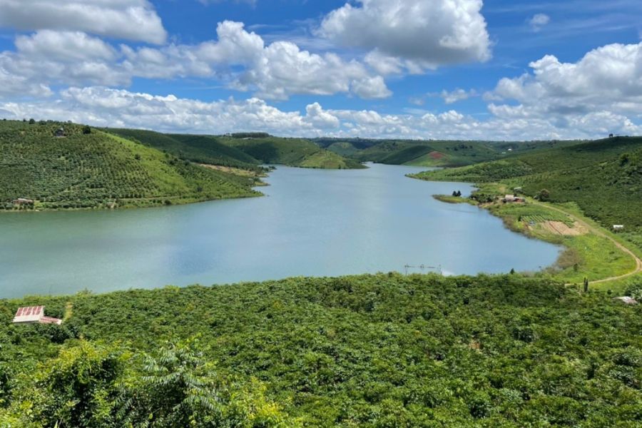 Scenic Viewing Point of the lake 