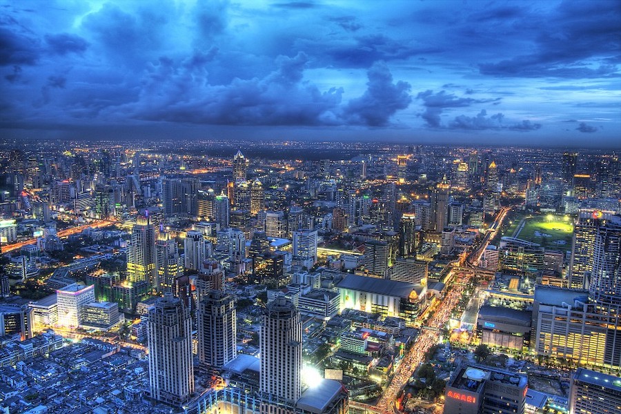 Admire the lively view of Bangkok from the Baiyoke Sky Hotel (Source: Internet)