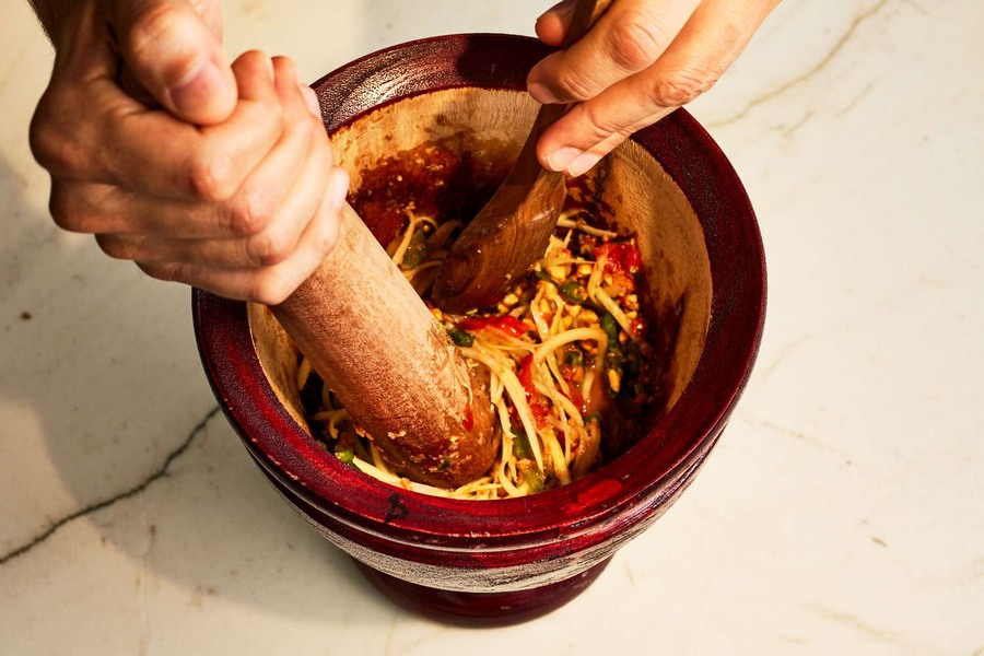 The Isan people use a lot of chili and spicy seasonings in their dishes. Photo: Food & Wine