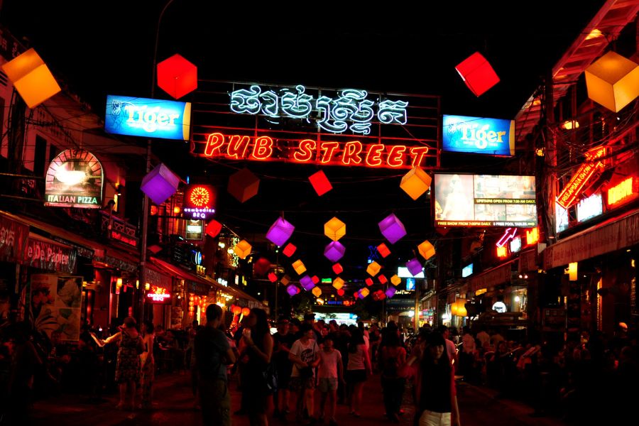 Pub Street in Siem Reap