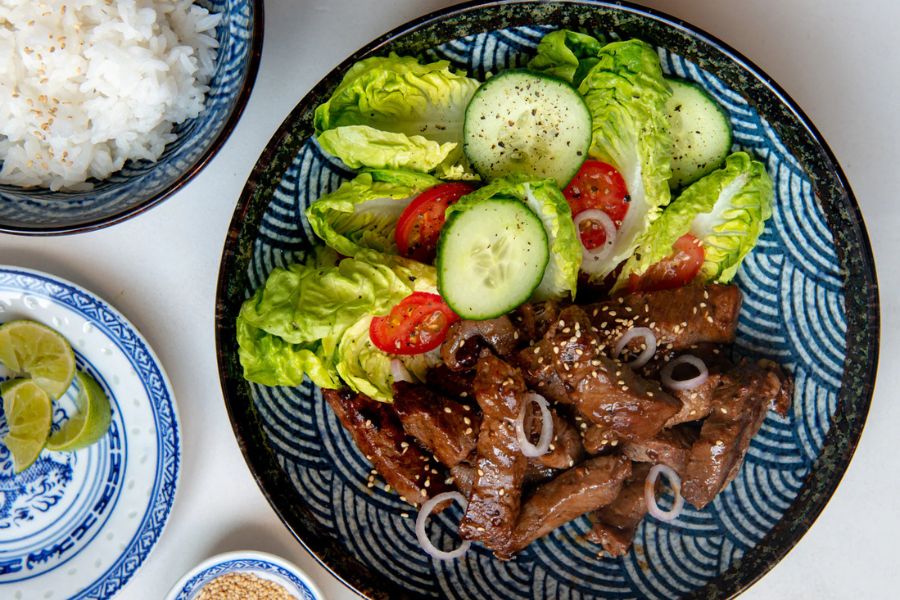 Cambodian Beef Lok Lak