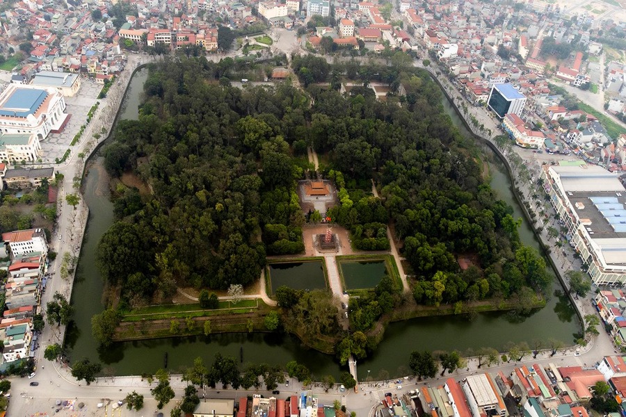 Aerial view of the Son Tay Ancient Citadel. Photo: Dan Viet