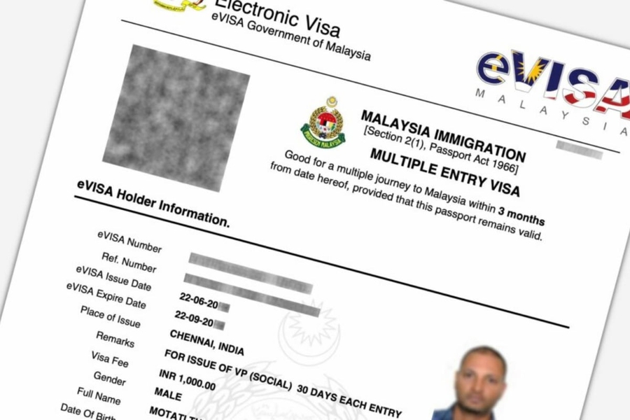 The eVisa is currently the most common way to obtain a Malaysian tourist visa. Photo: BOL News