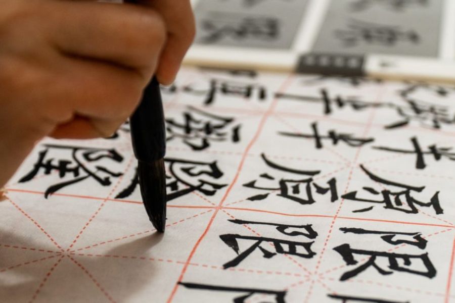 The example of Chinese Alphabet