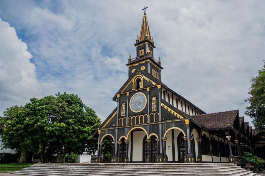 Beautiful church made of wood