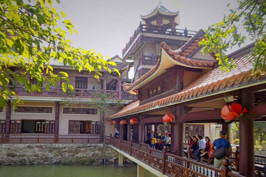 Unique architecture of the pagoda