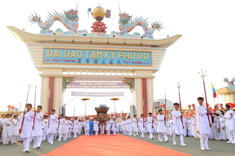 Caodaism is very popular in Southern Vietnam. Photo: Tay Ninh Newspaper