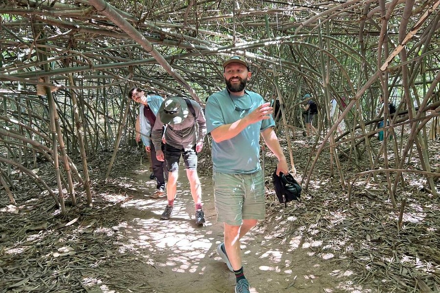 Scientists from the French Institute in Vietnam visit Phu An Bamboo Village