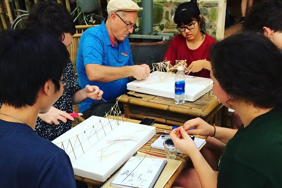 You’ll also have the chance to craft your own handmade bamboo items