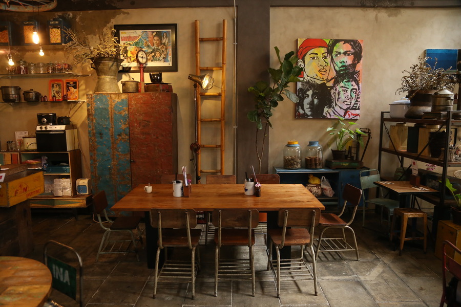 The classic, rustic space evokes a nostalgic charm at Limapulo