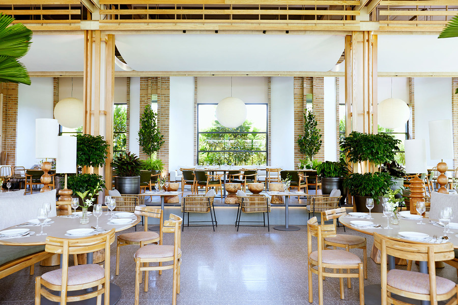 The decor strikes a balance between simplicity and elegance