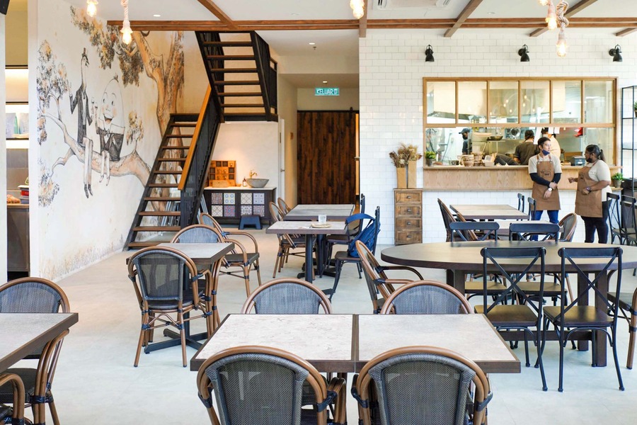 The Red Beanbag brings a modern style with a bold, unconventional design