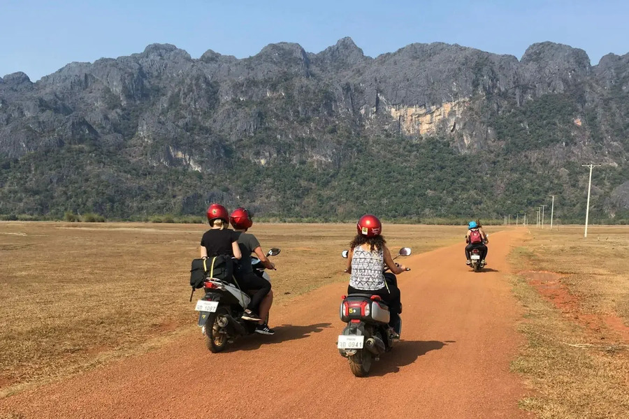Driving during the dry season makes it easier to navigate the dirt roads