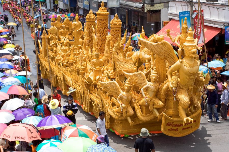 Thailand's Candle Festival in Thailand