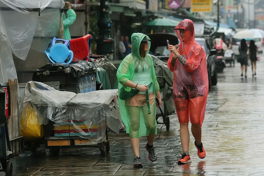 Bring a raincoat whenever you going outside during the rainy season
