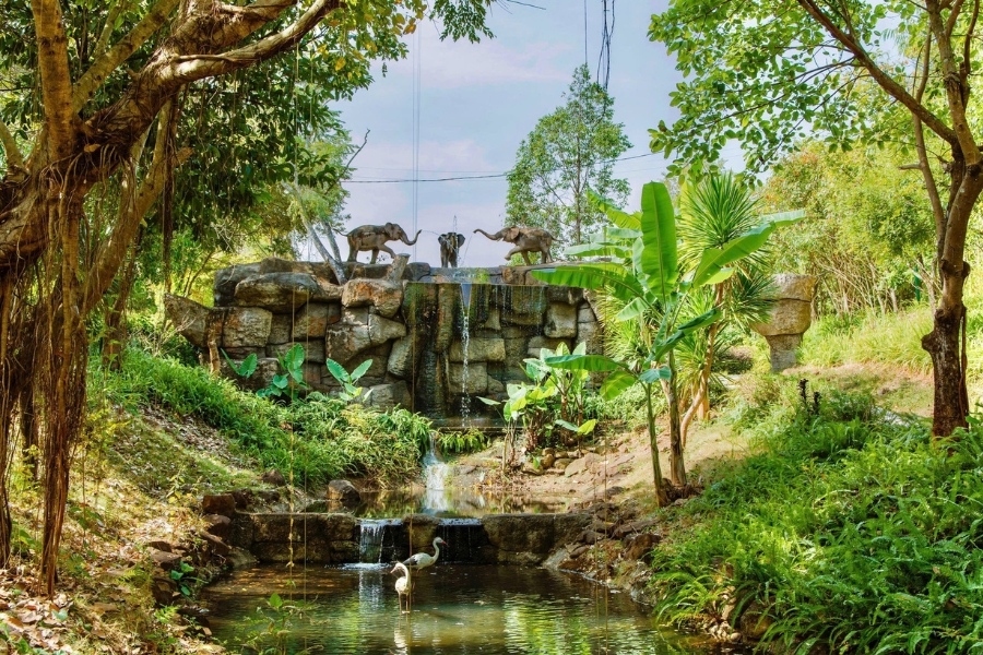 The tourist site is well-built while still preserving the pristine beauty of nature