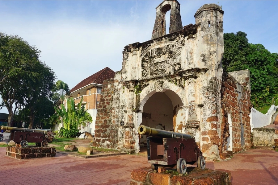 A Famosa is one of the most famous historical landmarks in Malaysia