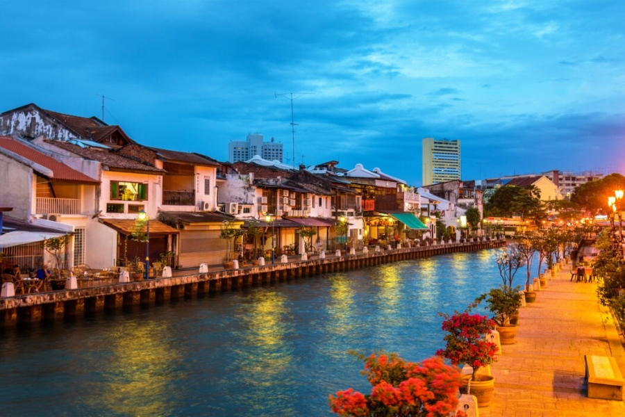 The beauty of Malacca, one of the popular destinations on the West Coast of Malaysia