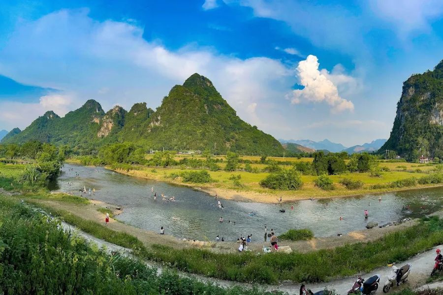 Exploring the surrounding landscape