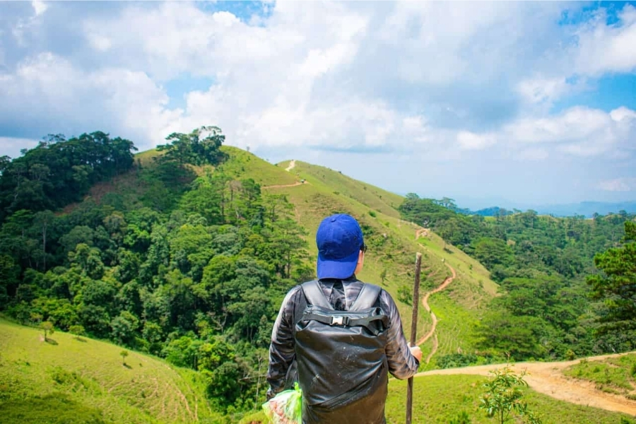 You can have an overview of the park when looking from Yok Don mountain's summit