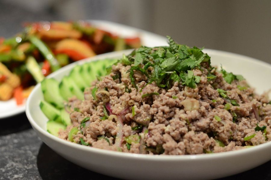 “Laap” is a should not miss dish at your Mekong riverside dinner