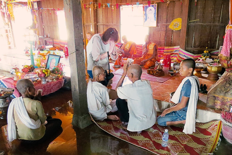 Pchum Ben festival carries the meaning of honoring parents, grandparents, and ancestors