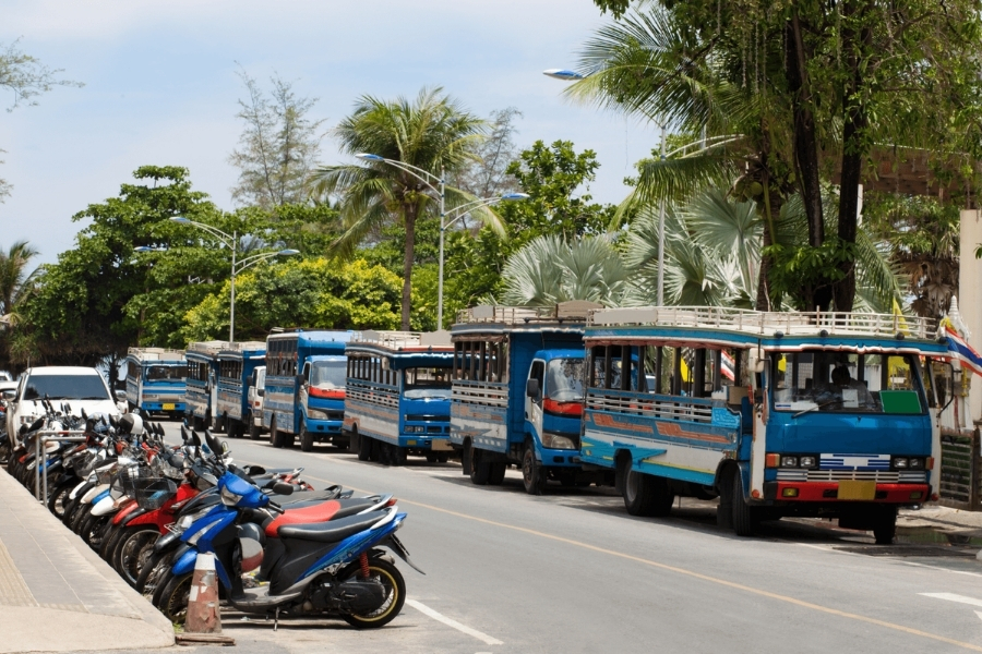 You can easily get any means of transportation in Southern Thailand