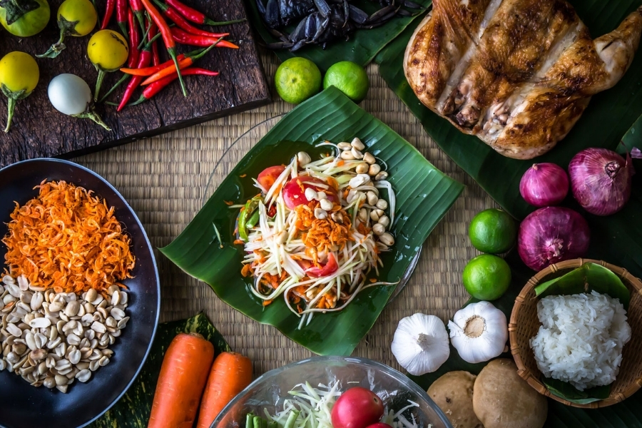 Isaan cuisine has a strong influence from Laos and Cambodia