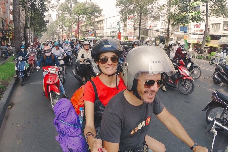 When in Vietnam, ride as the locals do