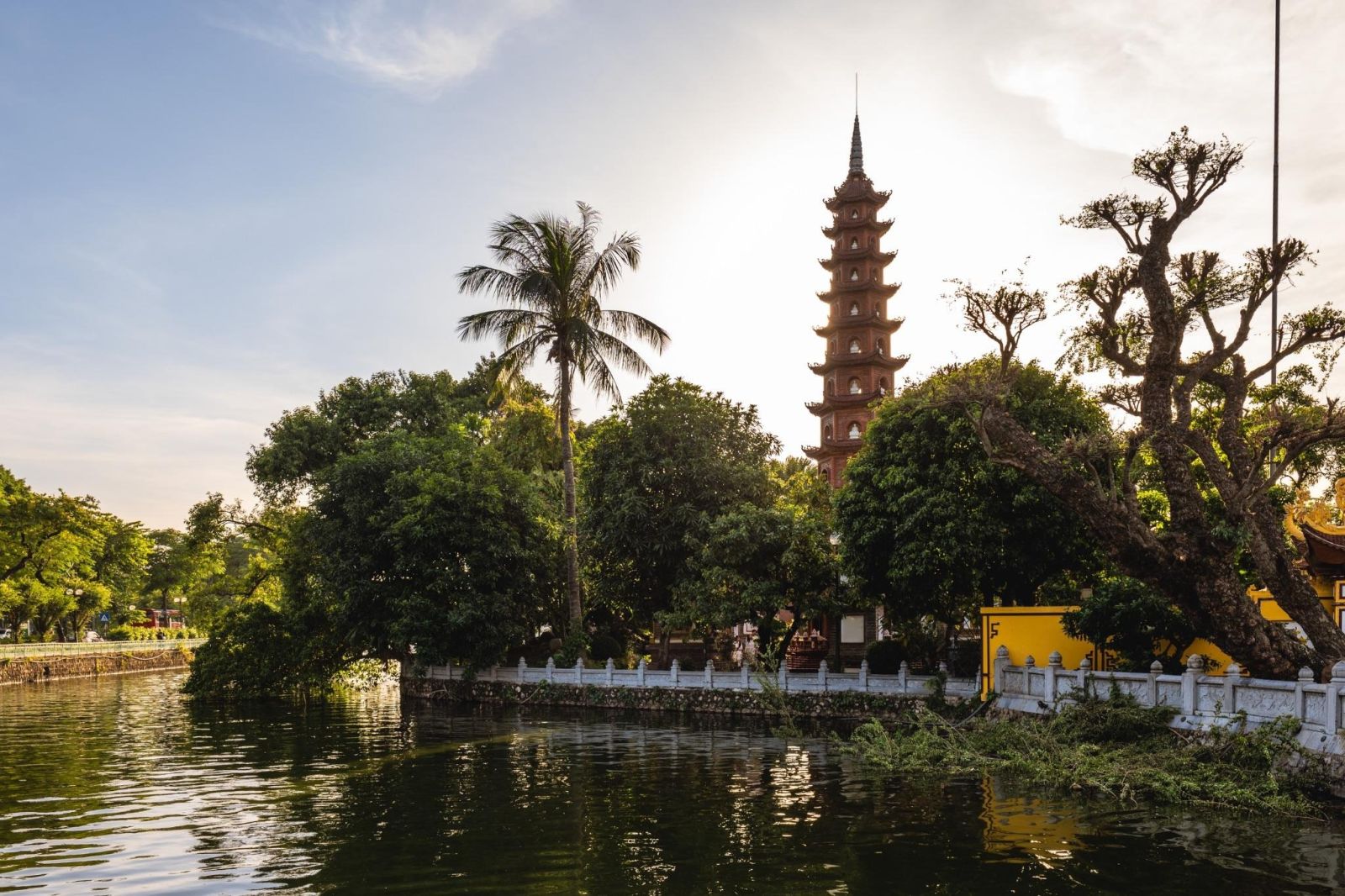 Trấn Quốc Pagoda, the oldest Buddhist temple in Hanoi, Vietnam