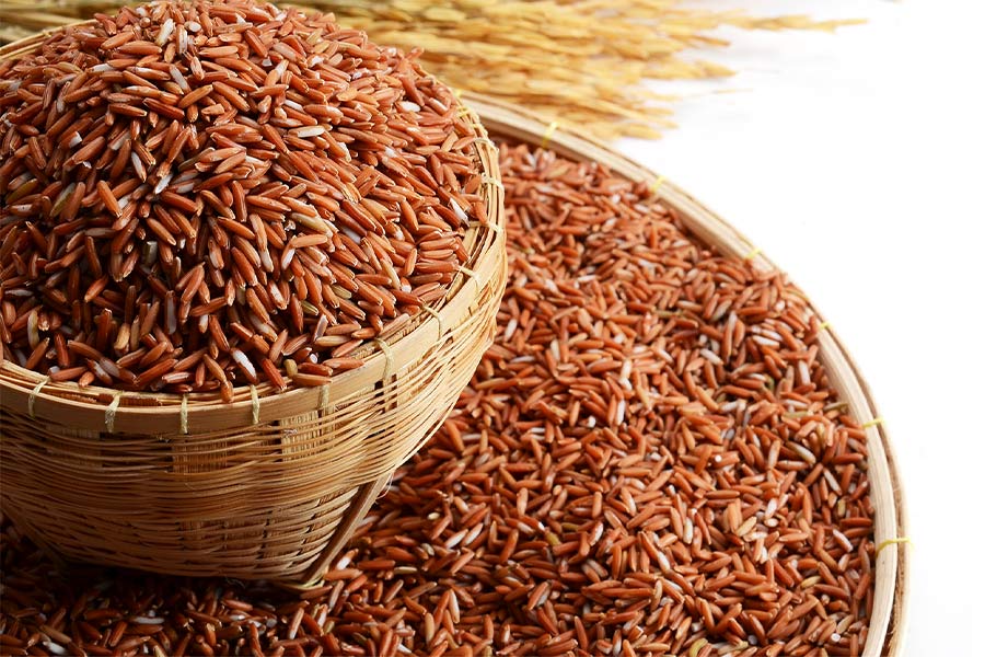 Sangkhayod rice —the traditional rice of Khao Chaison, Phatthalung