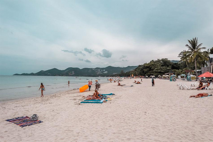 Sun Bathing on Chaweng Beach