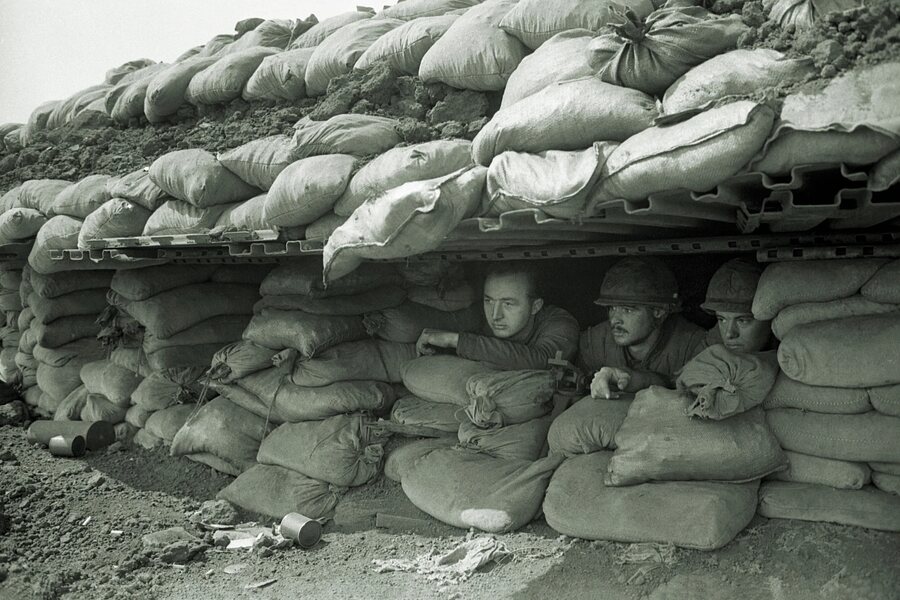 American soldiers under the siege of Khe Sanh. Photo: Rebel Seed Studio