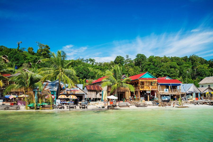 koh touch village in koh rong island