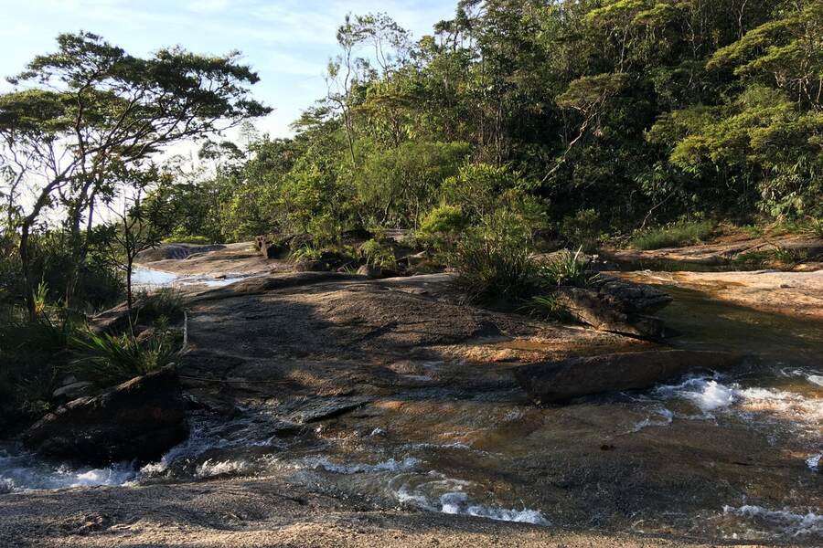 The top of multi-tiered Air Terjun - Photo: Pokok Kelapa