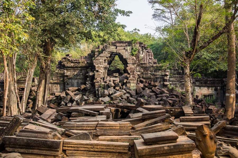 Beng Mealea still retains its unique and attractive architectural features