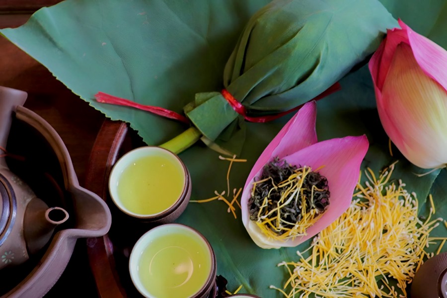 lotus tea in vietnam