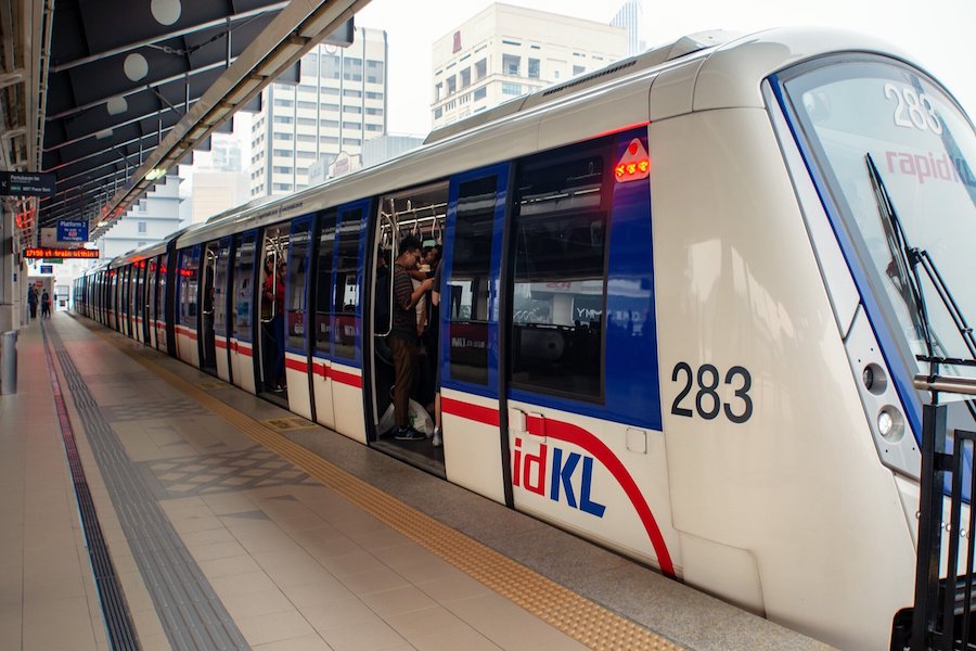 The LRT map lines in Klang Valley - Photo: rapid KL