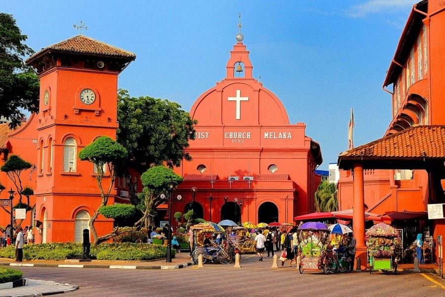 A Dutch vibe on the east bank of the Melaka River