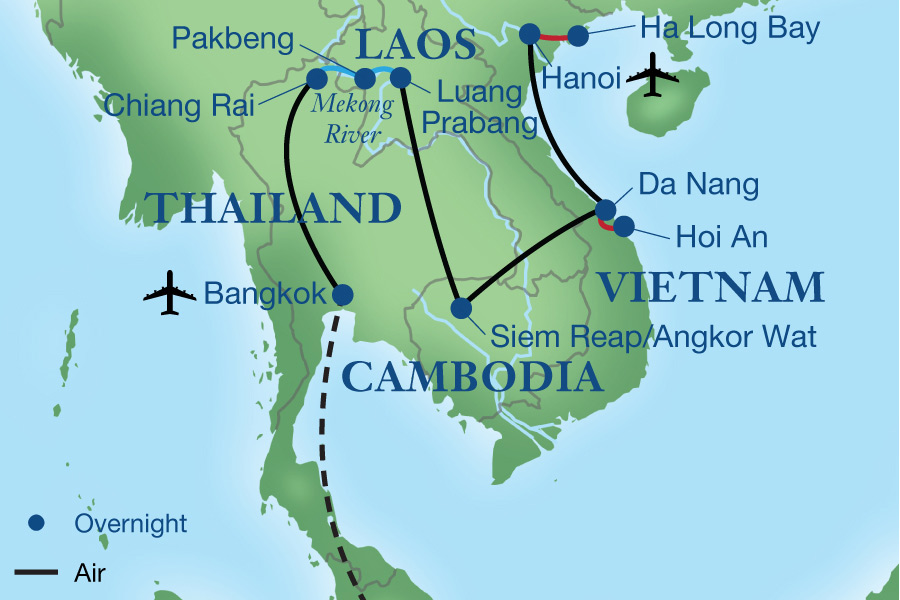 Exploring the Charm of Southeast Asia with a 5-Day Combined Tour of Vietnam - Laos - Thailand